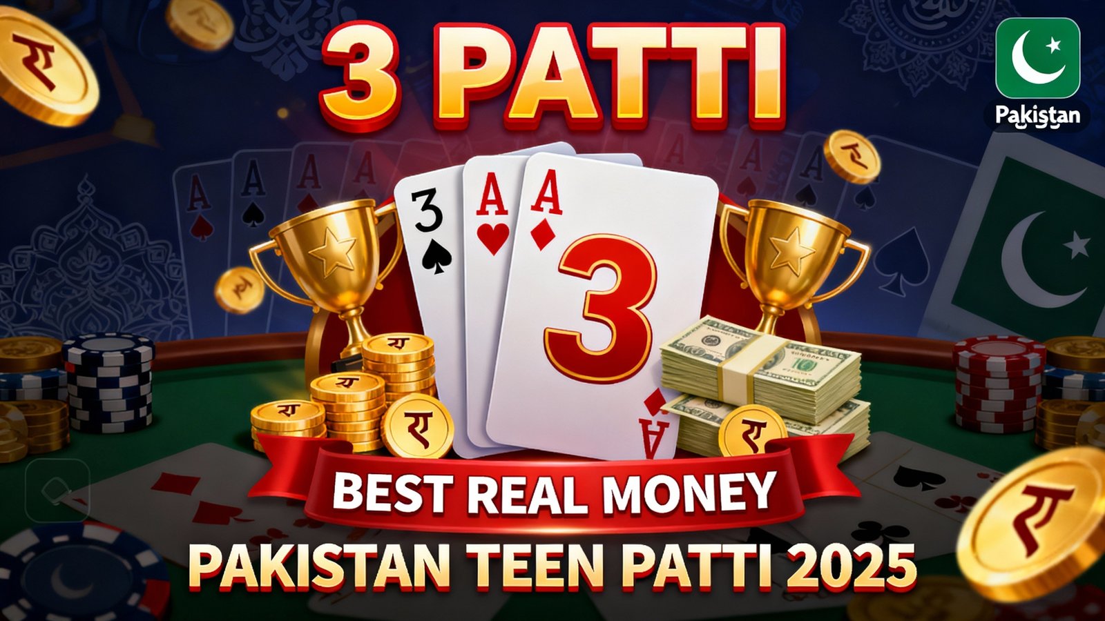 3 Patti Best Real Money – Pakistan Teen Patti 2025